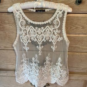 Ooh LaLa sheer laced embroidery  & lots of details